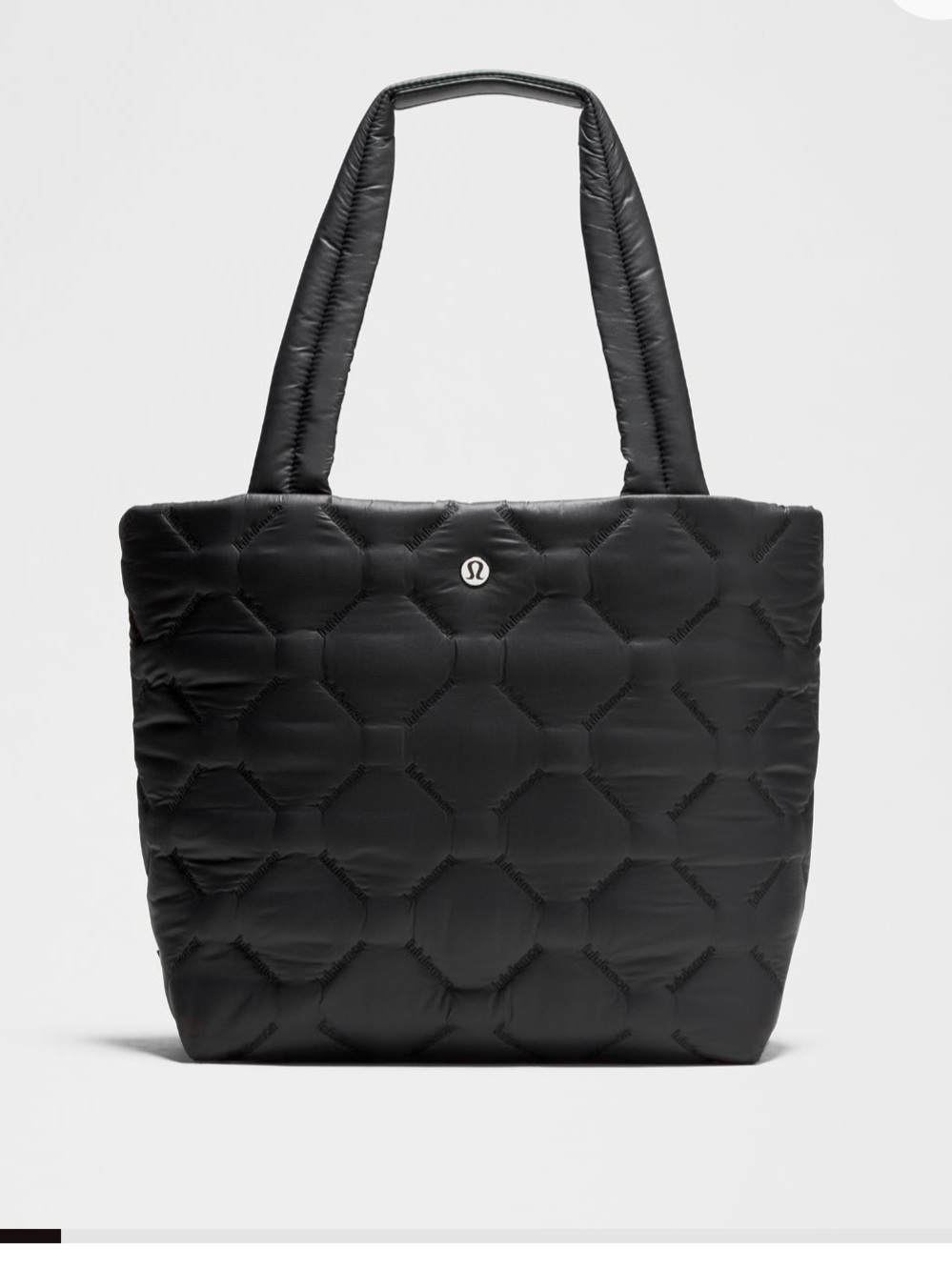 Lululemon Quilty Pleasures Tote Bag Medium 12L Black NWT